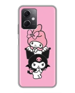 Чохол для Xiaomi Redmi Note 12 (5G) з картинкою «Тріо My Melody та Kuromi» Чохол для Xiaomi Redmi Note 12 (5G) з картинкою «Тріо My Melody та Kuromi»