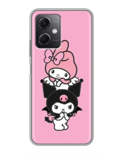Чохол для Xiaomi Redmi Note 12 (5G) з картинкою «Тріо My Melody та Kuromi» Чохол для Xiaomi Redmi Note 12 (5G) з картинкою «Тріо My Melody та Kuromi»