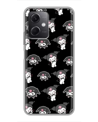 Чохол для Xiaomi Redmi Note 12 (5G) з картинкою «Чорний паттерн Kuromi» Чохол для Xiaomi Redmi Note 12 (5G) з картинкою «Чорний паттерн Kuromi»