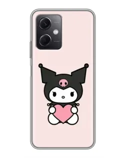 Чохол для Xiaomi Redmi Note 12 (5G) з картинкою «Kuromi та серце» Чохол для Xiaomi Redmi Note 12 (5G) з картинкою «Kuromi та серце»