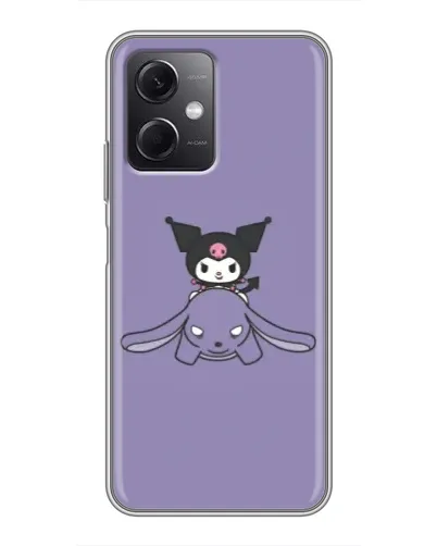 Чохол для Xiaomi Redmi Note 12 (5G) з картинкою «Kuromi на ліловому фоні» Чохол для Xiaomi Redmi Note 12 (5G) з картинкою «Kuromi на ліловому фоні»