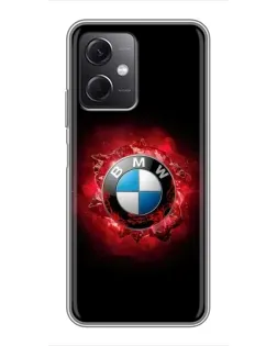 Чохол для Xiaomi Redmi Note 12 (5G) з картинкою «Логотип BMW — спалах»