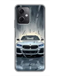 Чохол для Xiaomi Redmi Note 12 (5G) з картинкою «BMW у світлі фар»