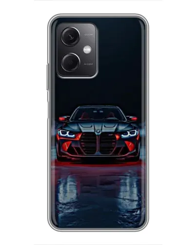 Чохол для Xiaomi Redmi Note 12 (5G) з картинкою «BMW на мокрій дорозі»