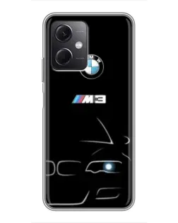 Чохол для Xiaomi Redmi Note 12 (5G) з картинкою «Мінімалістичний принт BMW M3»