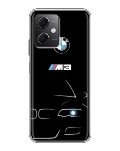 Чохол для Xiaomi Redmi Note 12 (5G) з картинкою «Мінімалістичний принт BMW M3»