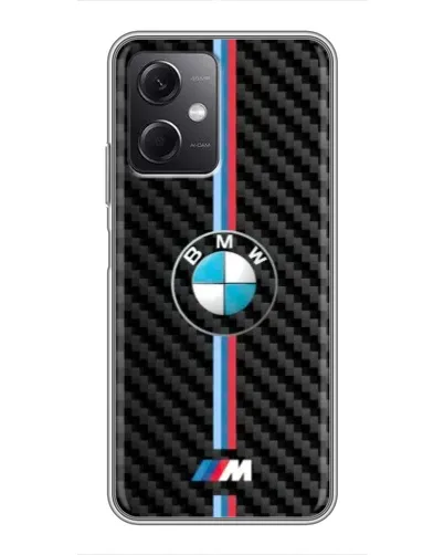 Чохол для Xiaomi Redmi Note 12 (5G) з картинкою «Емблема BMW та карбон»