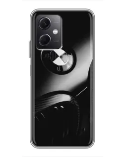 Чохол для Xiaomi Redmi Note 12 (5G) з картинкою «Емблема BMW — макро»