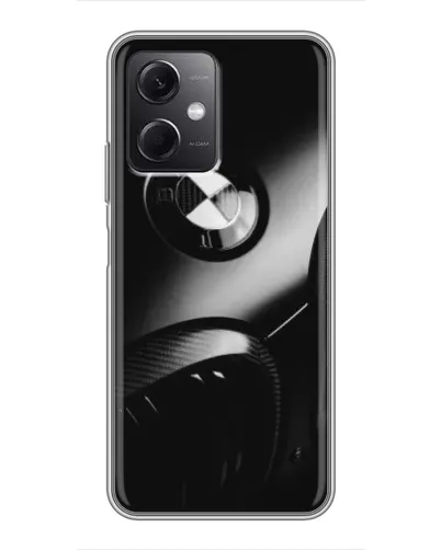 Чохол для Xiaomi Redmi Note 12 (5G) з картинкою «Емблема BMW — макро»