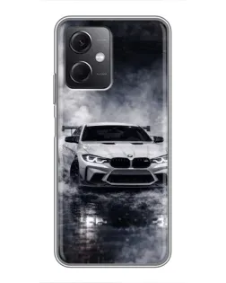 Чохол для Xiaomi Redmi Note 12 (5G) з картинкою «BMW крізь туман»
