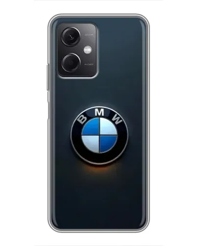 Чохол для Xiaomi Redmi Note 12 (5G) з картинкою «Логотип BMW — мінімалізм»