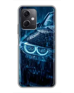 Чохол для Xiaomi Redmi Note 12 (5G) з картинкою «BMW під дощем»