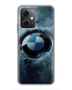 Чохол для Xiaomi Redmi Note 12 (5G) з картинкою «Логотип BMW — лід»