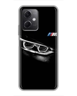 Чохол для Xiaomi Redmi Note 12 (5G) з картинкою «BMW — погляд тигра»