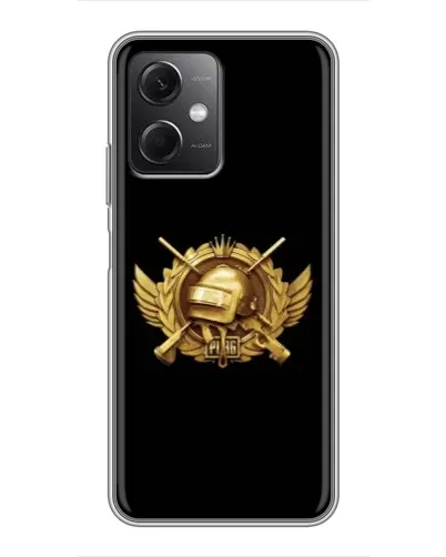 Чохол для Xiaomi Redmi Note 12 (5G) з картинкою «PUBG — помаранчевий градієнт»
