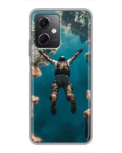 Чохол для Xiaomi Redmi Note 12 (5G) з картинкою «PUBG — вільне падіння»