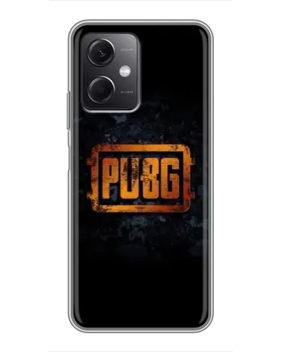 Чохол для Xiaomi Redmi Note 12 (5G) з картинкою «PUBG — золотий логотип»