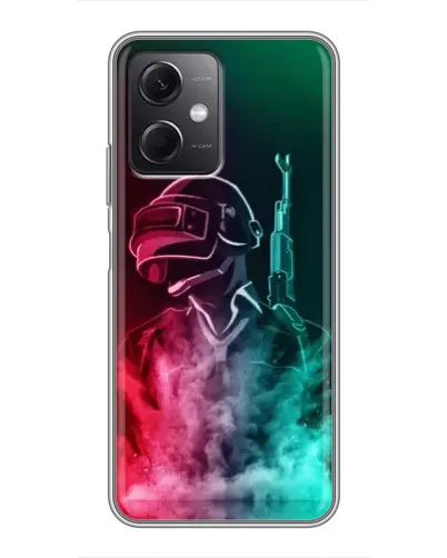 Чохол для Xiaomi Redmi Note 12 (5G) з картинкою «PUBG — вогняний воїн»