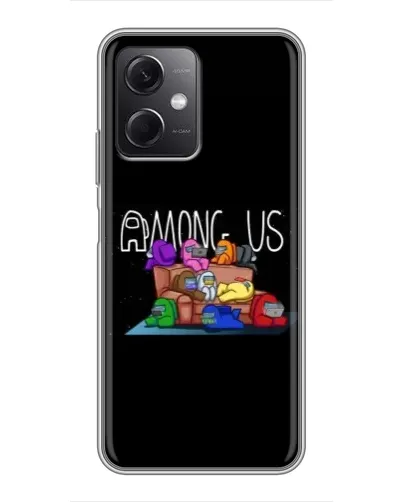 Чохол для Xiaomi Redmi Note 12 (5G) з картинкою «Логотип Among Us»