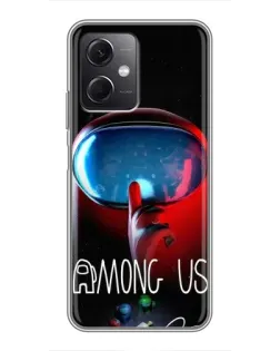 Чохол для Xiaomi Redmi Note 12 (5G) з картинкою «Червоний імпостер — макро» Чохол для Xiaomi Redmi Note 12 (5G) з картинкою «Червоний імпостер — макро»