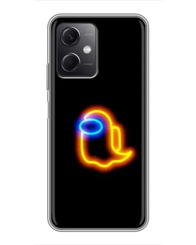 Чохол для Xiaomi Redmi Note 12 (5G) з картинкою «Among Us неонове сяйво»
