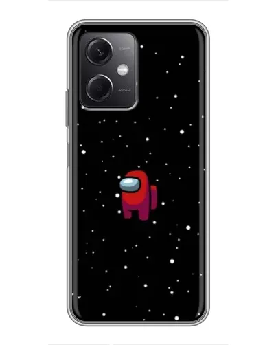 Чохол для Xiaomi Redmi Note 12 (5G) з картинкою «Червоний Among Us»