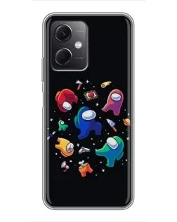 Чохол для Xiaomi Redmi Note 12 (5G) з картинкою «Among Us космос»