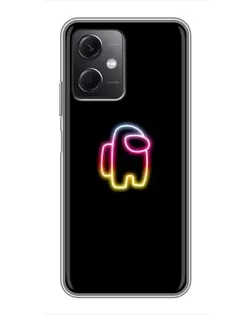 Чохол для Xiaomi Redmi Note 12 (5G) з картинкою «Among Us градієнт»