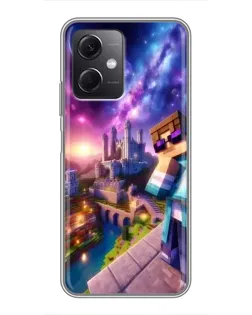 Чохол для Xiaomi Redmi Note 12 (5G) з картинкою «Стів та космос» Чохол для Xiaomi Redmi Note 12 (5G) з картинкою «Стів та космос»
