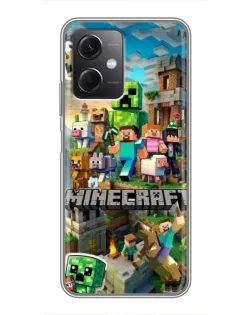 Чохол для Xiaomi Redmi Note 12 (5G) з картинкою «Замок Minecraft» Чохол для Xiaomi Redmi Note 12 (5G) з картинкою «Замок Minecraft»