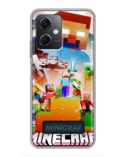 Чохол для Xiaomi Redmi Note 12 (5G) з картинкою «Minecraft герої гри» Чохол для Xiaomi Redmi Note 12 (5G) з картинкою «Minecraft герої гри»