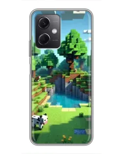Чохол для Xiaomi Redmi Note 12 (5G) з картинкою «Minecraft літній день»