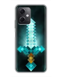 Чохол для Xiaomi Redmi Note 12 (5G) з картинкою «Алмазний меч неон»