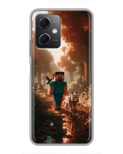 Чохол для Xiaomi Redmi Note 12 (5G) з картинкою «Стів у лісі»