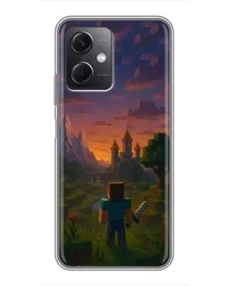 Чохол для Xiaomi Redmi Note 12 (5G) з картинкою «Стів біля вежі»