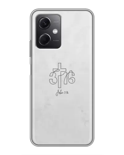 Чохол для Xiaomi Redmi Note 12 (5G) з картинкою «Івана 3:16 Хрест»