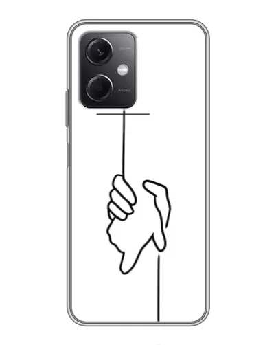 Чохол для Xiaomi Redmi Note 12 (5G) з картинкою «Рука тримає»