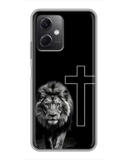 Чохол для Xiaomi Redmi Note 12 (5G) з картинкою «Лев та Хрест» Чохол для Xiaomi Redmi Note 12 (5G) з картинкою «Лев та Хрест»