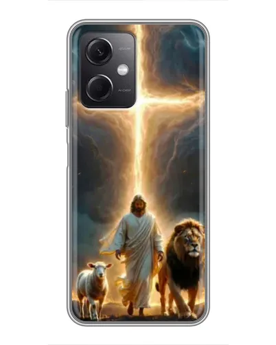 Чохол для Xiaomi Redmi Note 12 (5G) з картинкою «Лев Юди та Світло»