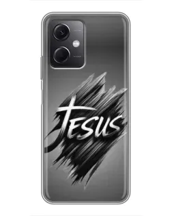 Чохол для Xiaomi Redmi Note 12 (5G) з картинкою «Напис Jesus Graffiti»