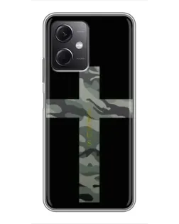 Чохол для Xiaomi Redmi Note 12 (5G) з картинкою «Мілітарі Хрест»