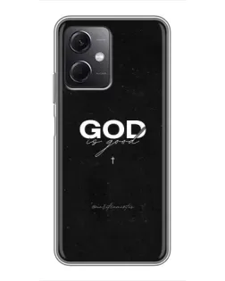 Чохол для Xiaomi Redmi Note 12 (5G) з картинкою «GOD — Бог над усім»