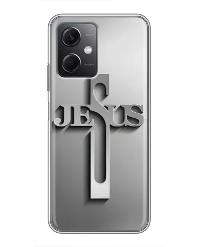 Чехол для Xiaomi Redmi Note 12 (5G) с картинкой «Металлический крест Jesus» Чехол для Xiaomi Redmi Note 12 (5G) с картинкой «Металлический крест Jesus»