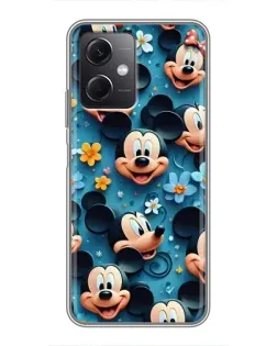 Чохол для Xiaomi Redmi Note 12 (5G) з картинкою «Паттерн Міккі та Мінні»