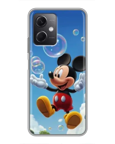 Чохол для Xiaomi Redmi Note 12 (5G) з картинкою «Mickey та мильні бульбашки»