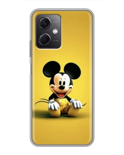 Чохол для Xiaomi Redmi Note 12 (5G) з картинкою «Міккі на жовтому»