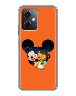 Чохол для Xiaomi Redmi Note 12 (5G) з картинкою «Серце Міккі Мінні»