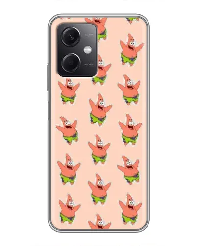 Чохол для Xiaomi Redmi Note 12 (5G) з картинкою «Патрік Стар паттерн»