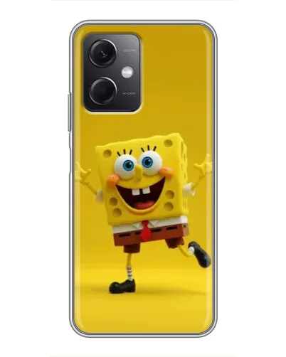 Чохол для Xiaomi Redmi Note 12 (5G) з картинкою «Позитивний Губка Боб»