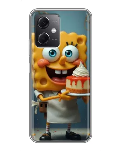 Чохол для Xiaomi Redmi Note 12 (5G) з картинкою «Кухар Спанч Боб»